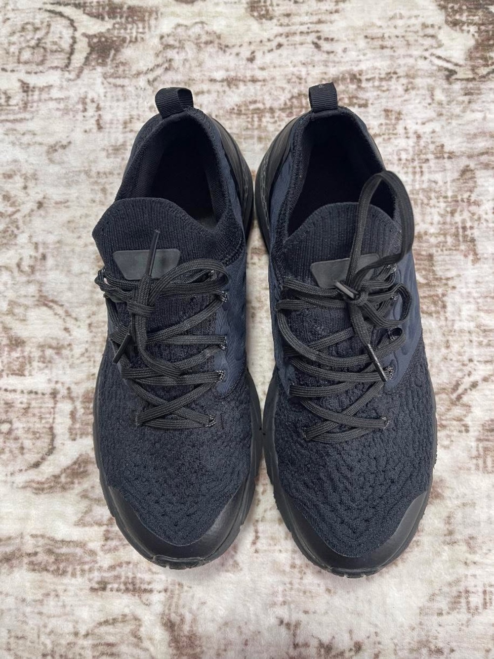 Under Armour Black Knit Athletic Sneakers